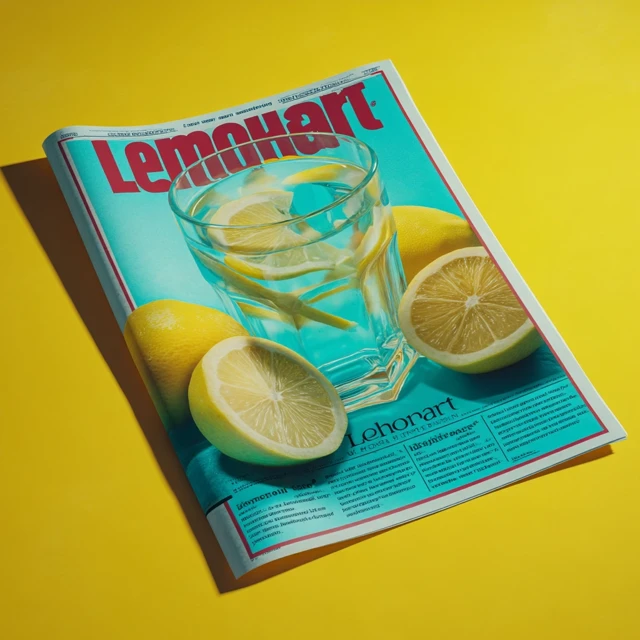 Lemonhart Advertisement: Refreshing Lemon Drink
