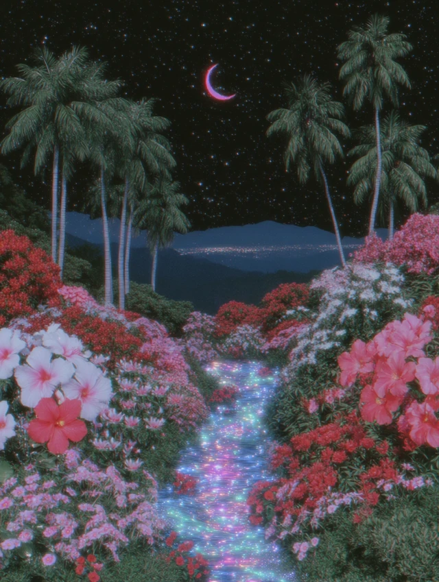 Dreamlike Bedroom Vaporwave Aesthetic Retro Vibe