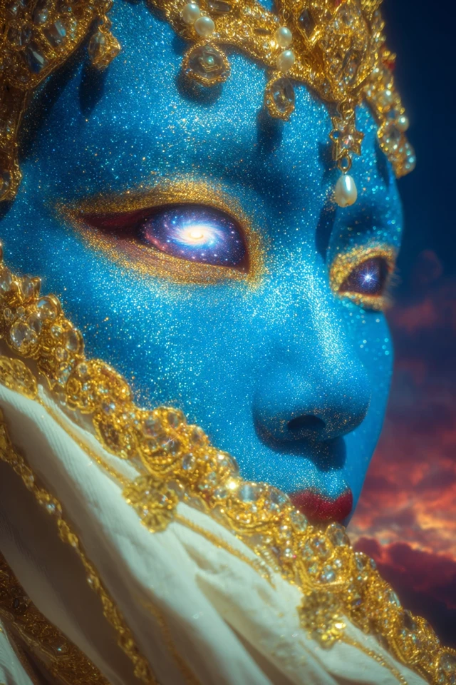 Eye of Galaxy Jewels Gold