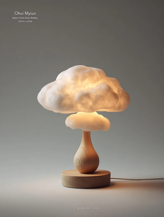 Qi Yun Mushroom Lamp Fairy Tale Design