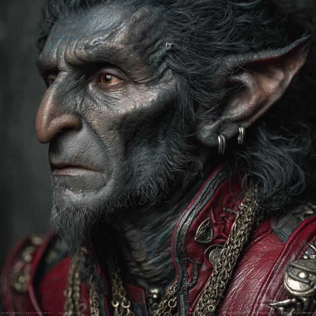 Shadar Kai Elf Death Domain Clerk DND Cinematic 4K