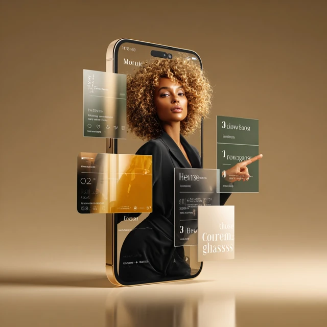 Luxury Smartphone Education Woman Course App