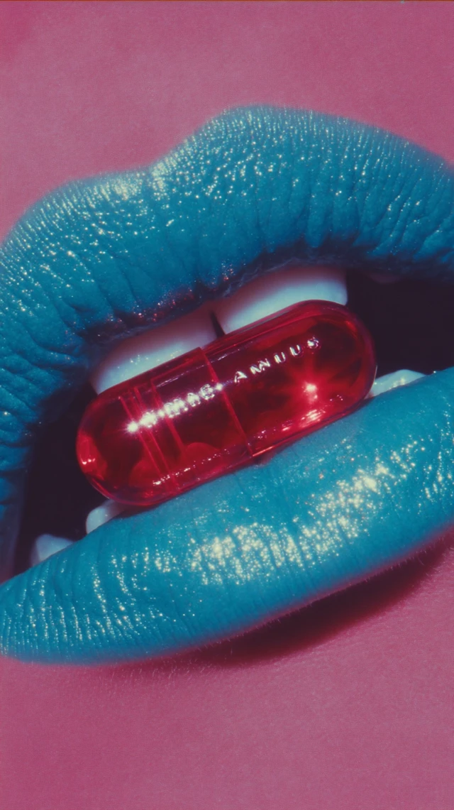 Animus Pill Lips 1980s Grindhouse Horror