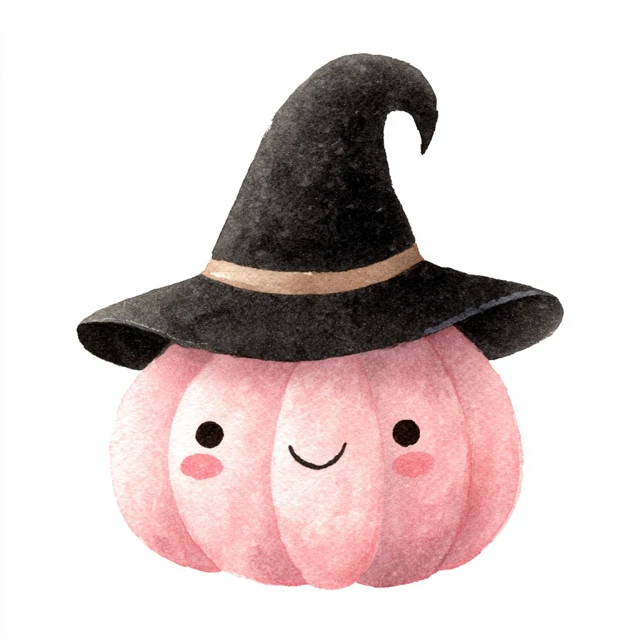 Cute Pastel Halloween Jack o Lantern