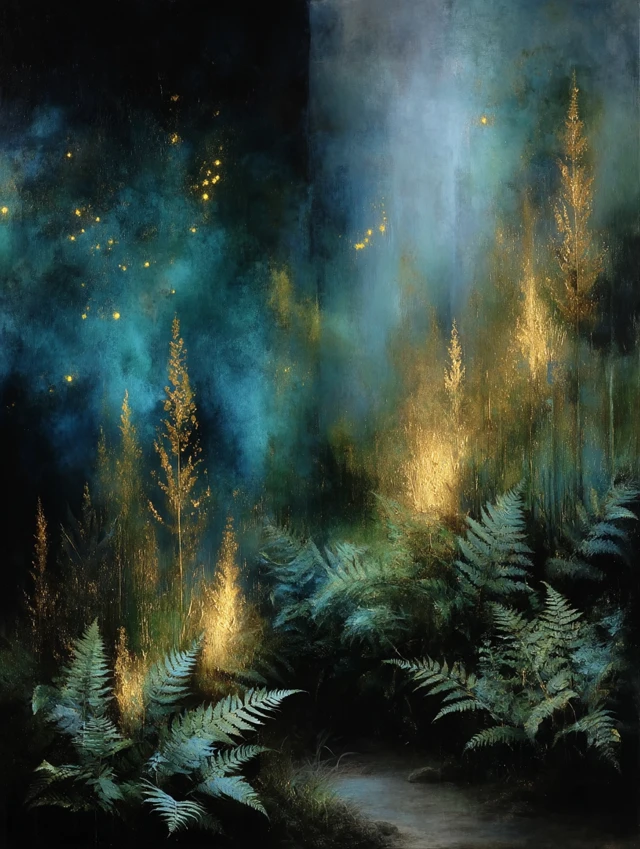 Surreal Oil Painting of a Feminine Force