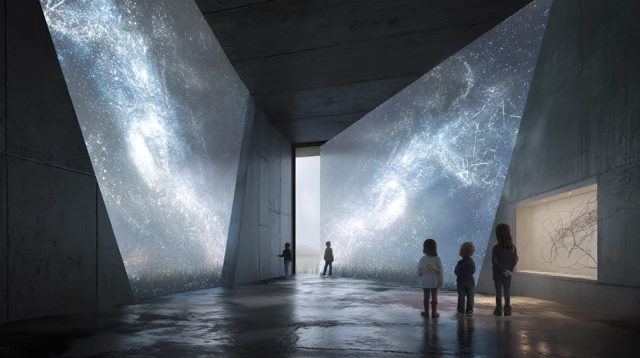 Milky Way Interior Tadao Ando Style
