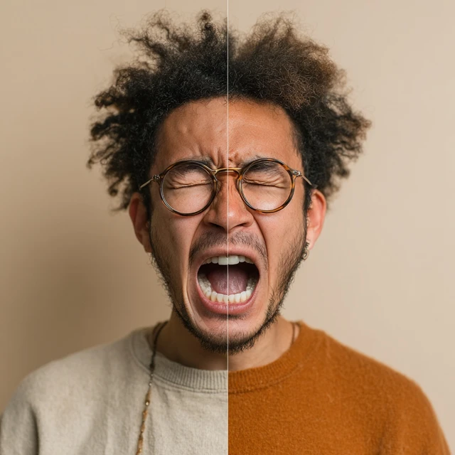 Coffee Spill Reaction A Tale of Two Emotions