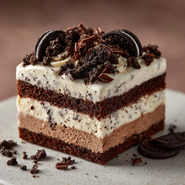 Oreo Bolt Ice Cream Sundae Cake Dessert