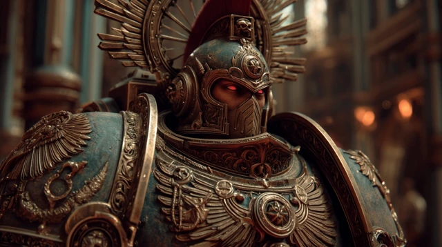 Horus Primarch Warhammer 40k Epic 8k Art
