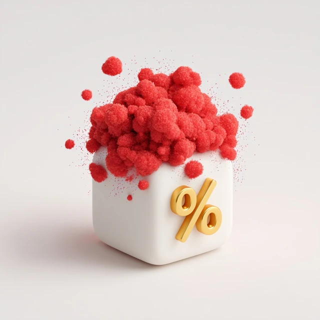 Clearance Sale Icon 3D Isometric Discount