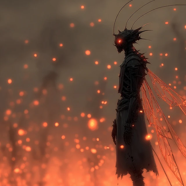 Beelzebub Lord of the Flies Hellscape Insectoid