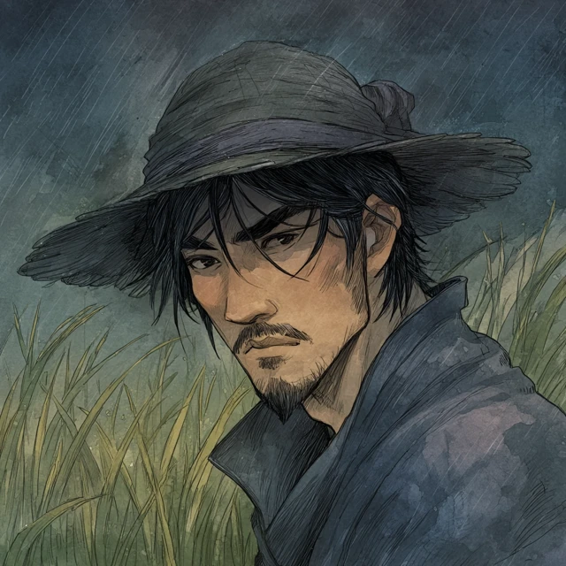 Japanese Shugenja Portrait Illustration Art