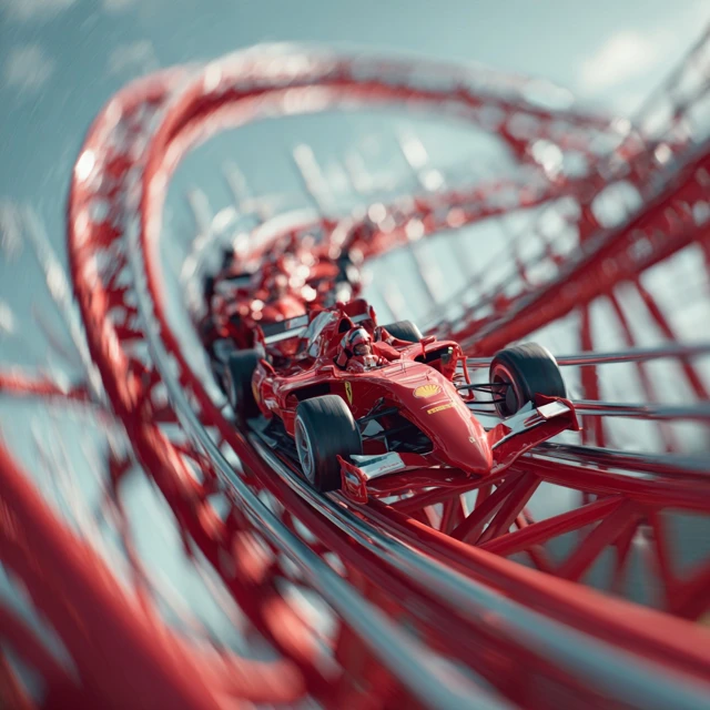 Ferrari Formula Rossa Rollercoaster Thrill Ride