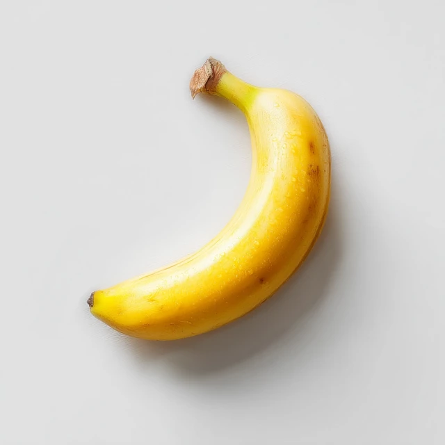 Realistic Banana Photography Minimalist Soft Lighting