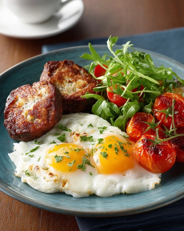 Irish Breakfast Photo Realistic Food Photography