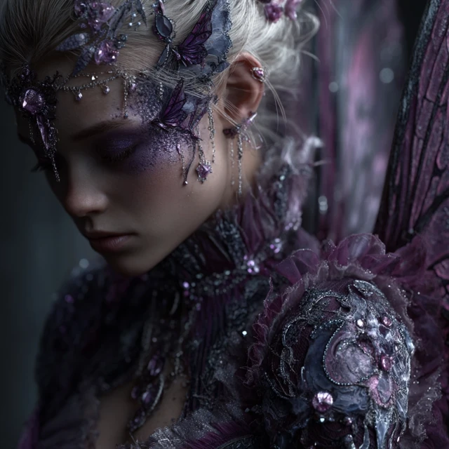 Beautiful Fairy with Intricate Detail and Wings