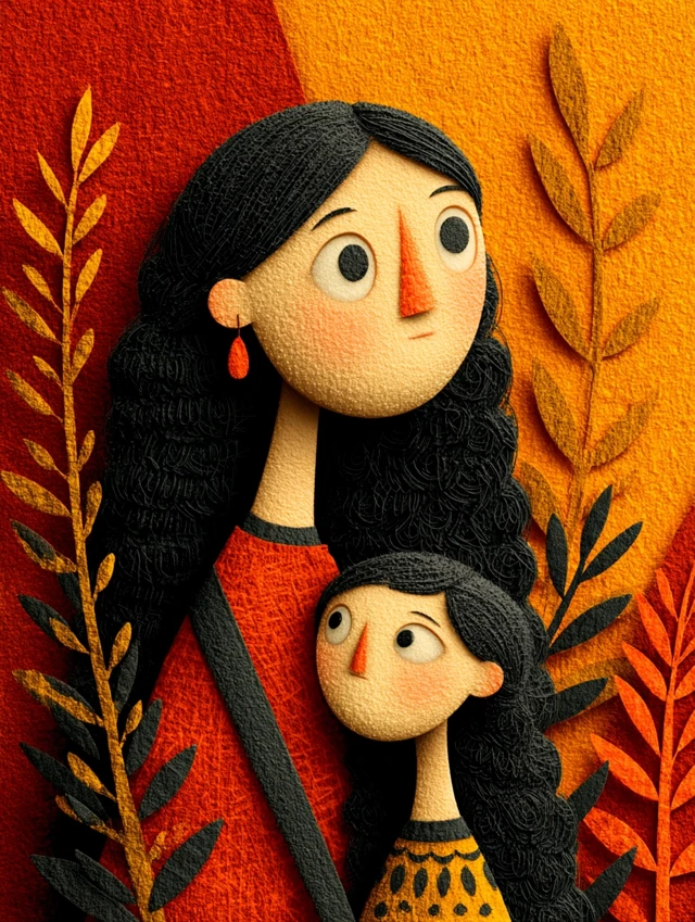 Mothers Day Illustration Warm and Infectious