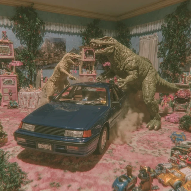 Toys Karate Fight in a 90s Kids Room