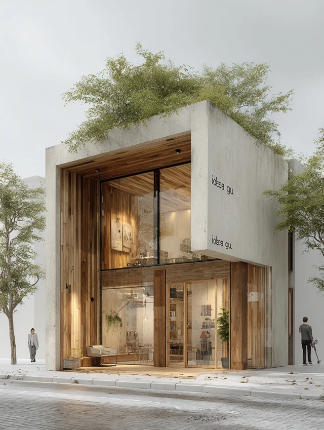 Minimalist Office Building Architecture Bangkok
