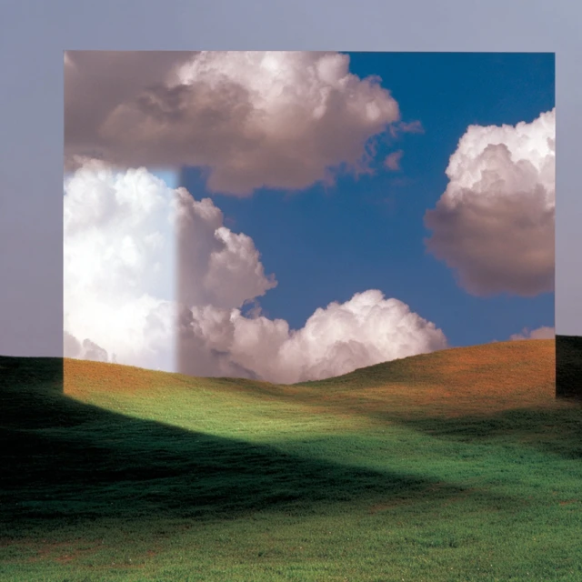 Windows XP Bliss Wallpaper Field and Clouds