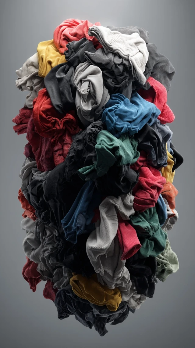 Abstract Clothing Cluster 3D Render