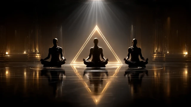 Divine Meditation in Sacred Temple 8k