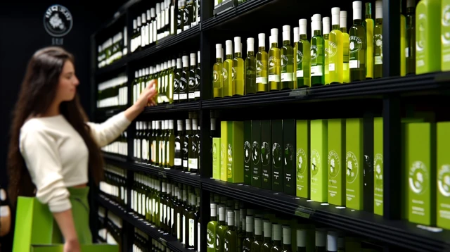 Premium Olive Oil Shop: Modern and Luxurious