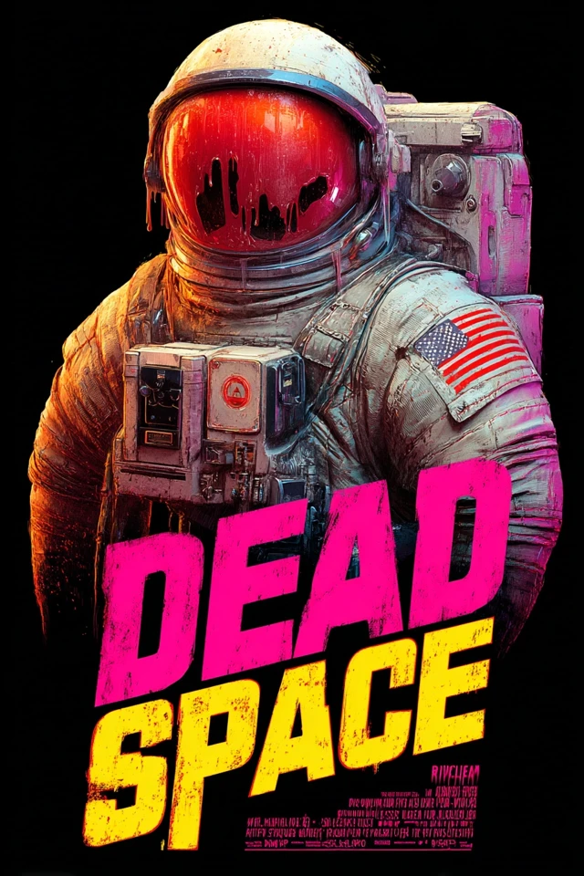 Dead Space Astronaut Horror Comic Art