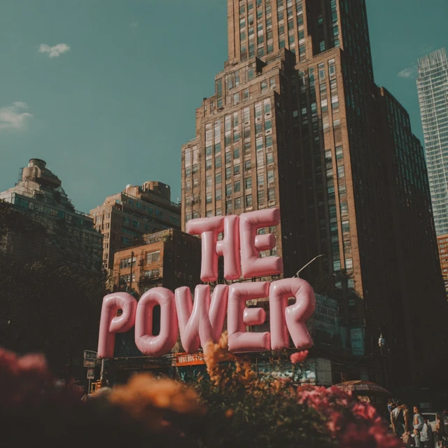 The Power NYC Street Art Aesthetic Advertising