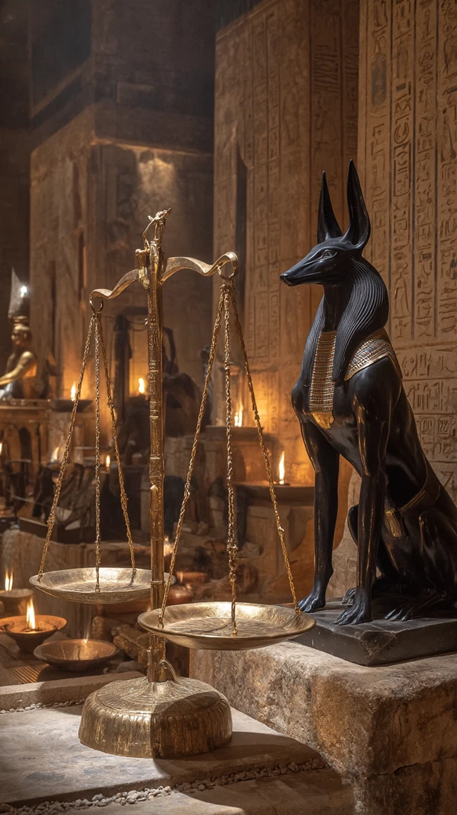 Anubis Hall of Judgment: Ancient Egyptian Ritual