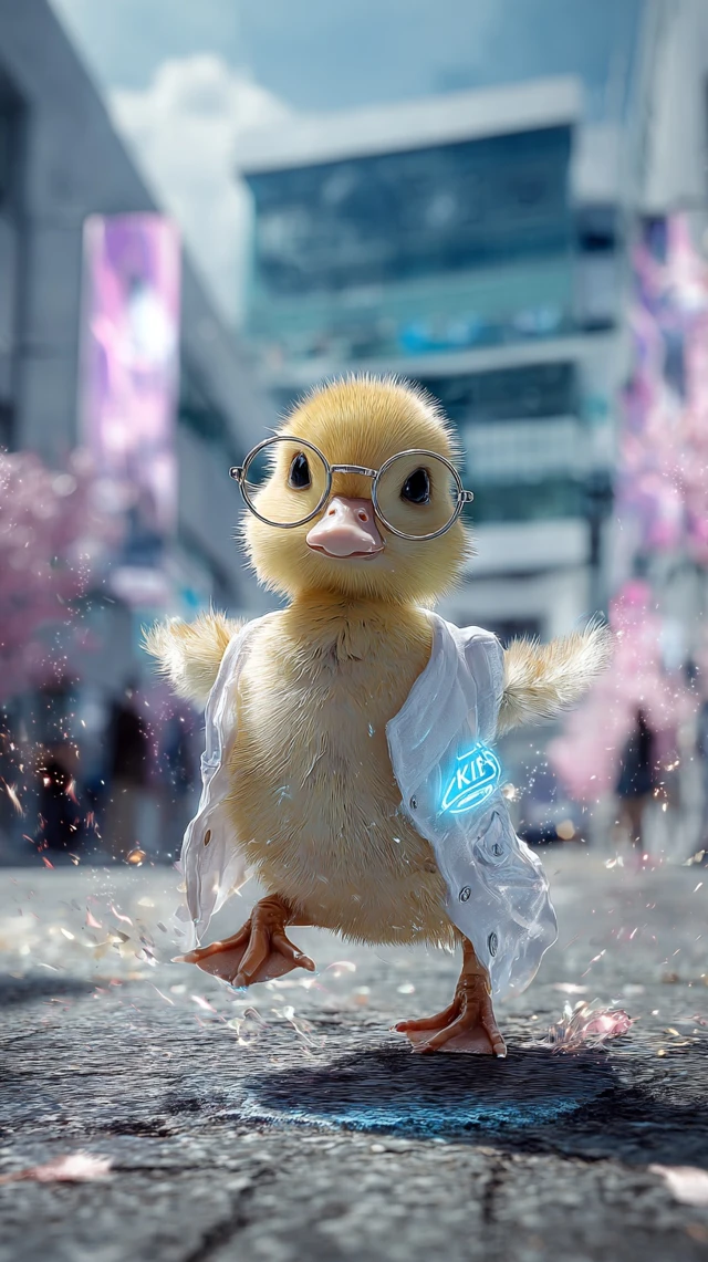Smart Baby Duckling in Glasses KAIST