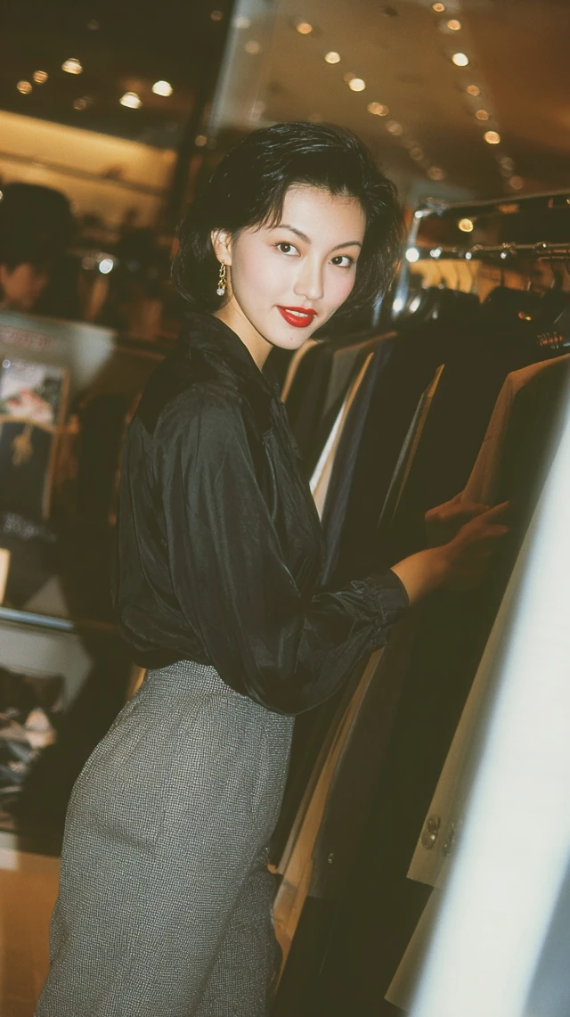 Hong Kong Beauty 1996 Vintage Photo