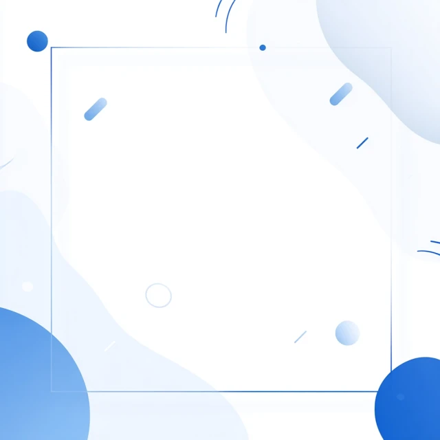 Minimalist LinkedIn Cover Design White and Blue