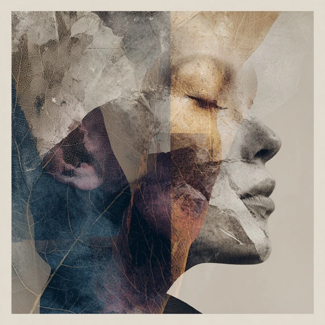 Conceptual Portrait of a Designer Elegant and Emotional