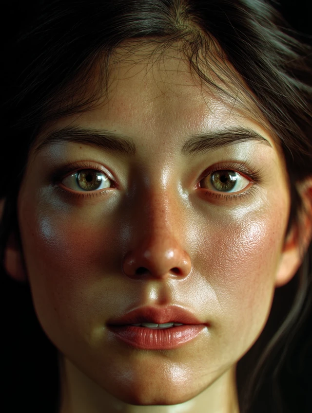 Asian Girl Portrait Hyper Realistic