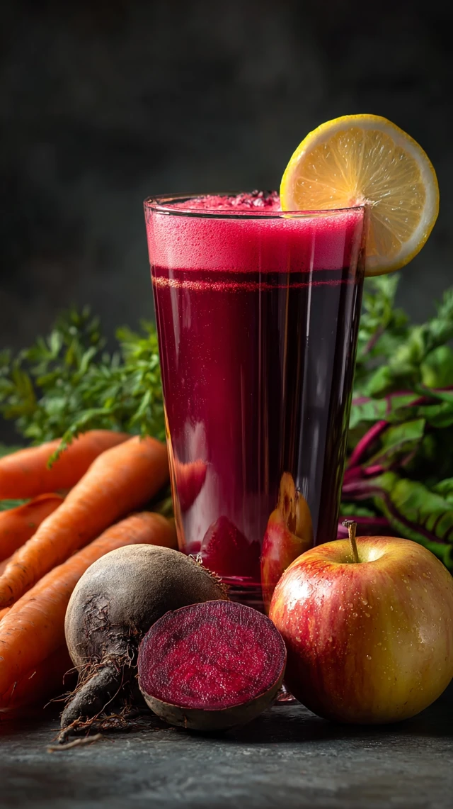 Healthy Detox Juice Recipe Beetroot Carrot Apple Lemon