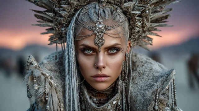 Burning Man Beauty: Futuristic Tribal Fashion