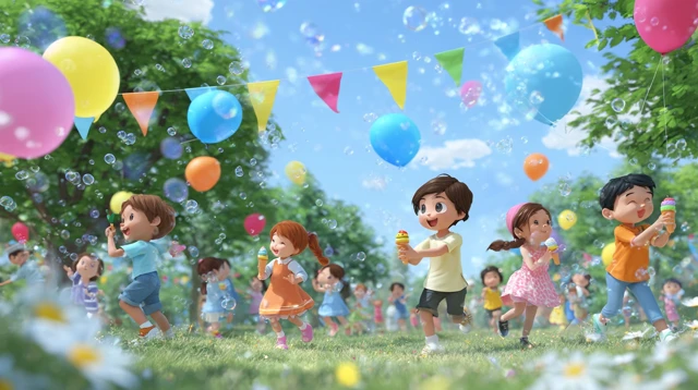 Childrens Day Celebration in Sunny Park