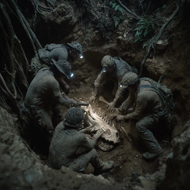 Archaeologists Uncover Giant Ground Sloth Fossil