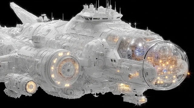 Spaceship Ultra Detail Photo Realistic