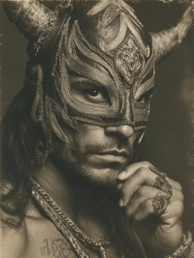 Lost Dog Wrestler 1982 Promotional Photo