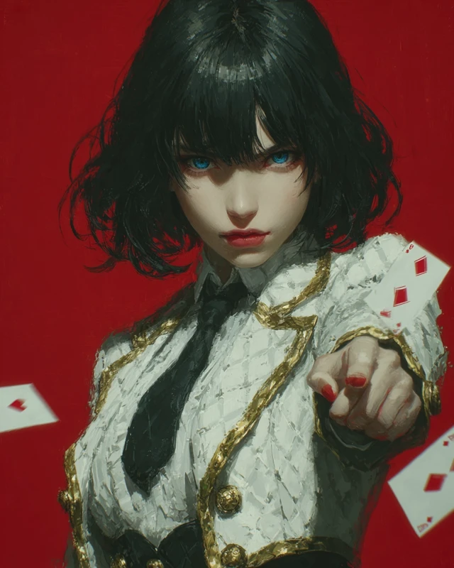 Jabami Yumeko Kakegurui Reaching Out Anime Art