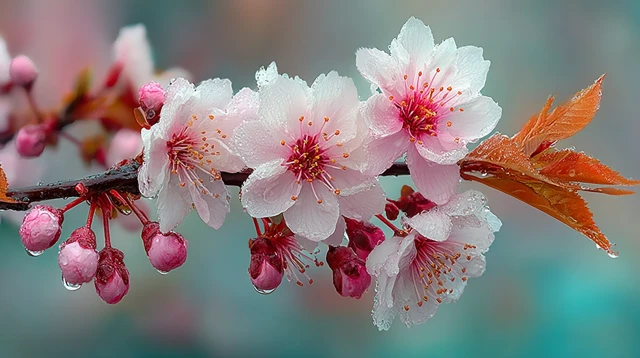 Cherry Blossoms in Bloom: Springtime Beauty