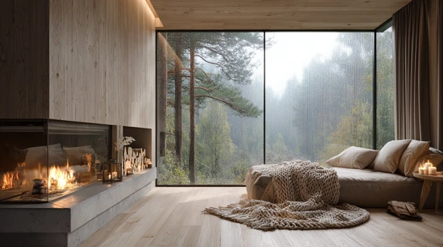 Cozy Scandinavian Living Room Interior
