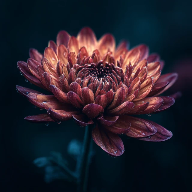 Striking Flower in Bloom Hyperrealistic Macro Shot