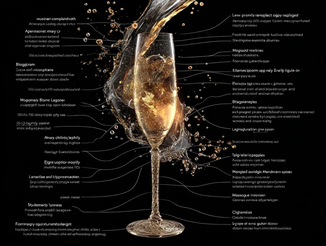 Champagne Glass with Sparkling Liquid