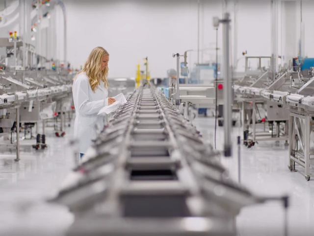 Woman in Manufacturing Facility in California