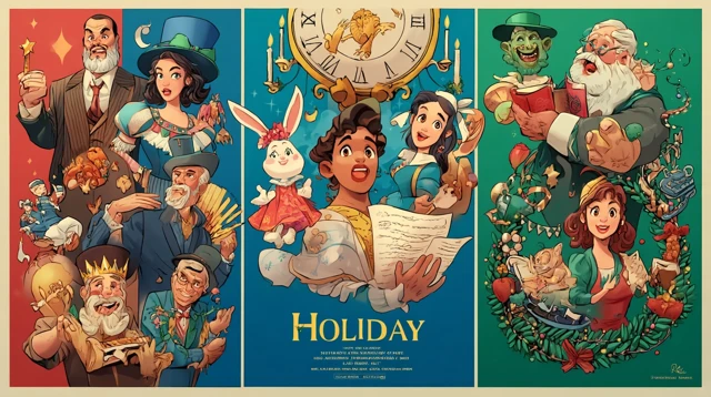 Holiday The Musical Poster Art
