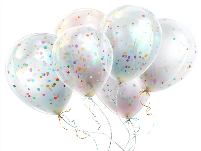 Confetti Balloons Birthday Celebration Decoration