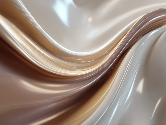 Abstract Fluid Curves and Gradients Digital Art
